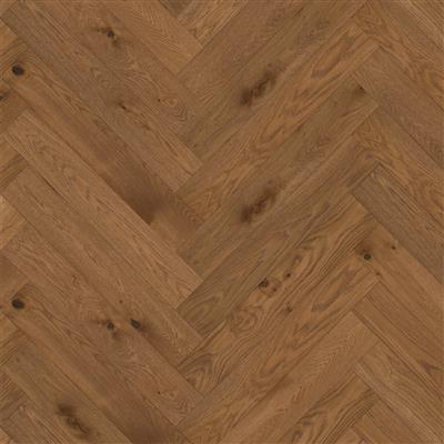 Floorlife Encino Visgraat parketvloer – 1023 - Rustiek geborsteld cognac