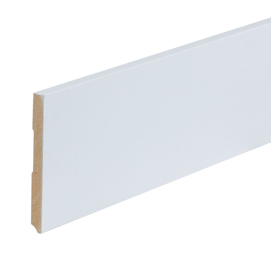Co-Pro Gegronde Plint Amsterdam Wit – 120 mm