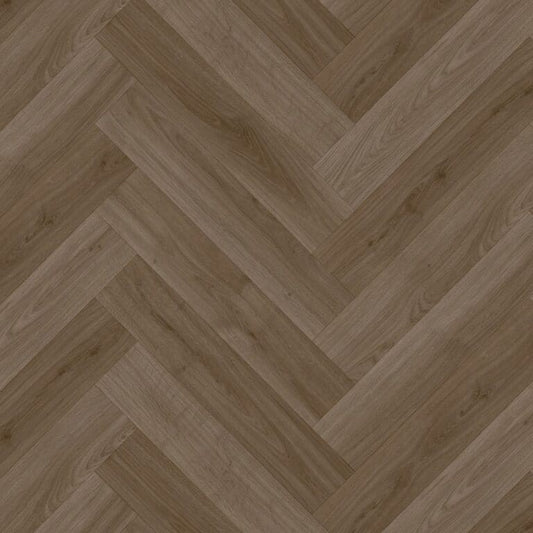Ambiant Supreme 50 Boreal Visgraat Eiken vinyl vloer – 4800 - Donkerbruin
