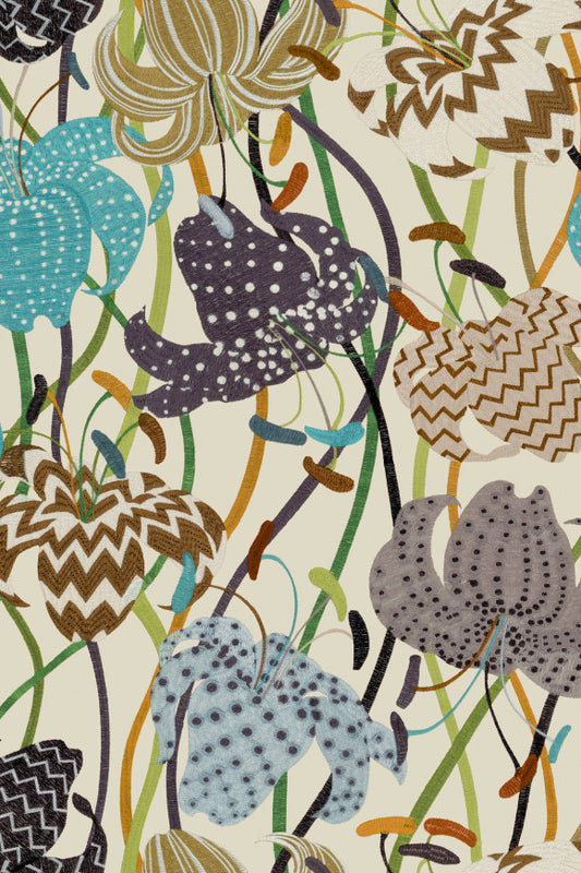 Arte Missoni Home Wallcoverings 03 Lilium behang – kleur 10230