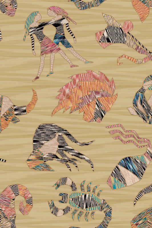 Arte Missoni Home Wallcoverings 04 Constellations behang – kleur 10350